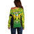 Custom Papua New Guinea Rugby Off Shoulder Sweater Enga Mioks PNG Polynesian Pattern LT14 - Polynesian Pride