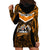 Papua New Guinea Rugby Hoodie Dress Lae Snax Tigers PNG Polynesian Pattern LT14 - Polynesian Pride