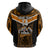 Custom Papua New Guinea Rugby Hoodie Lae Snax Tigers PNG Polynesian Pattern LT14 - Polynesian Pride