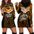 Custom Papua New Guinea Rugby Hoodie Dress Lae Snax Tigers PNG Polynesian Pattern LT14 - Polynesian Pride