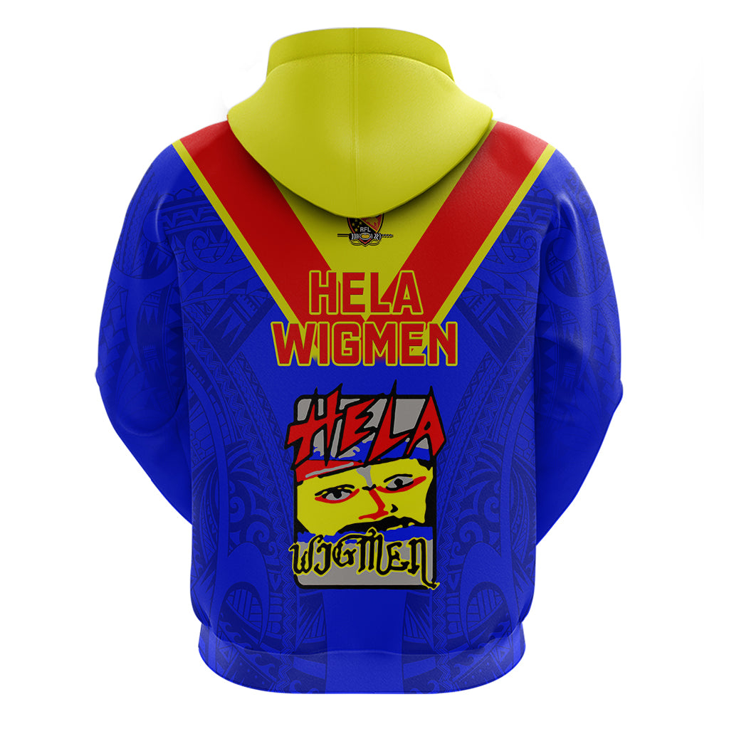 Papua New Guinea Rugby Hoodie Hela Wigmen PNG Polynesian Pattern LT14 - Polynesian Pride