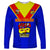 Papua New Guinea Rugby Long Sleeve Shirt Hela Wigmen PNG Polynesian Pattern LT14 Unisex Blue - Polynesian Pride