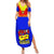 Papua New Guinea Rugby Summer Maxi Dress Hela Wigmen PNG Polynesian Pattern LT14 Women Blue - Polynesian Pride