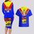 Custom Papua New Guinea Rugby Couples Matching Long Sleeve Bodycon Dress and Hawaiian Shirt Hela Wigmen PNG Polynesian Pattern LT14 - Polynesian Pride