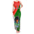 Papua New Guinea Rugby Tank Maxi Dress Rabaul Gurias PNG Polynesian Pattern LT14 Women Green - Polynesian Pride