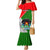 Custom Papua New Guinea Rugby Mermaid Dress Rabaul Gurias PNG Polynesian Pattern LT14 Women Green - Polynesian Pride