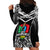 Papua New Guinea Rugby Hoodie Dress Mendi Muruks PNG Polynesian Pattern LT14 - Polynesian Pride