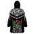 Custom Papua New Guinea Rugby Wearable Blanket Hoodie Mendi Muruks PNG Polynesian Pattern LT14 - Polynesian Pride