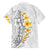 White Tropical Plumeria With Galaxy Polynesian Art Family Matching Puletasi and Hawaiian Shirt