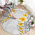 White Tropical Plumeria With Galaxy Polynesian Art Round Carpet