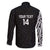 New Zealand Silver Fern Rugby Custom Family Matching Off Shoulder Short Dress and Hawaiian Shirt Maori Koru Go Black Fern - Polynesian Pride