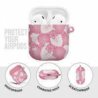 Pink Aloha Hawaii AirPods Case Monstera Hibiscus Plumeria Seamless Vibes - Polynesian Pride