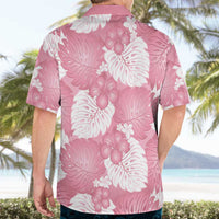 Pink Aloha Hawaii Hawaiian Shirt Monstera Hibiscus Plumeria Seamless Vibes - Polynesian Pride