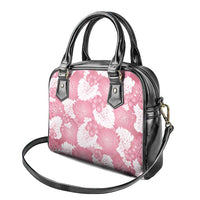 Pink Aloha Hawaii Shoulder Handbag Monstera Hibiscus Plumeria Seamless Vibes - Polynesian Pride