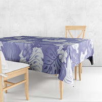 Purple Aloha Hawaii Tablecloth Monstera Hibiscus Plumeria Seamless Vibes - Polynesian Pride