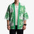 Green Aloha Hawaii Kimono Monstera Hibiscus Plumeria Seamless Vibes - Polynesian Pride