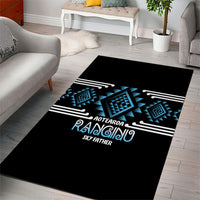 Aotearoa Atua Ranginui Area Rug Maori Sky Father Taniko Motifs LT14 - Polynesian Pride
