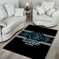 Aotearoa Atua Ranginui Area Rug Maori Sky Father Taniko Motifs LT14 - Polynesian Pride