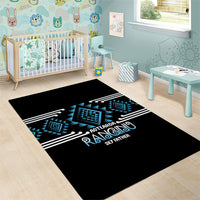 Aotearoa Atua Ranginui Area Rug Maori Sky Father Taniko Motifs LT14 - Polynesian Pride