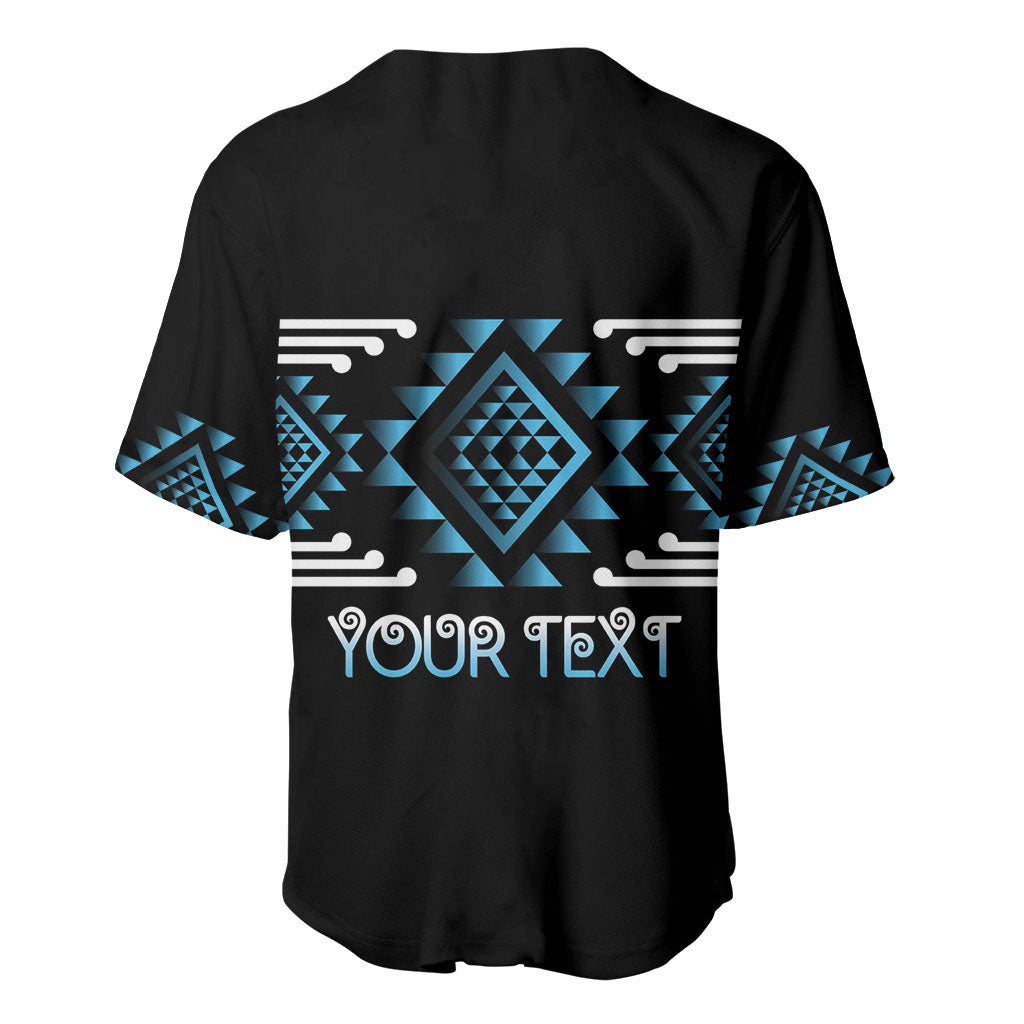 Aotearoa Atua Ranginui Personalised Baseball Jersey Maori Sky Father Taniko Motifs LT14 - Polynesian Pride