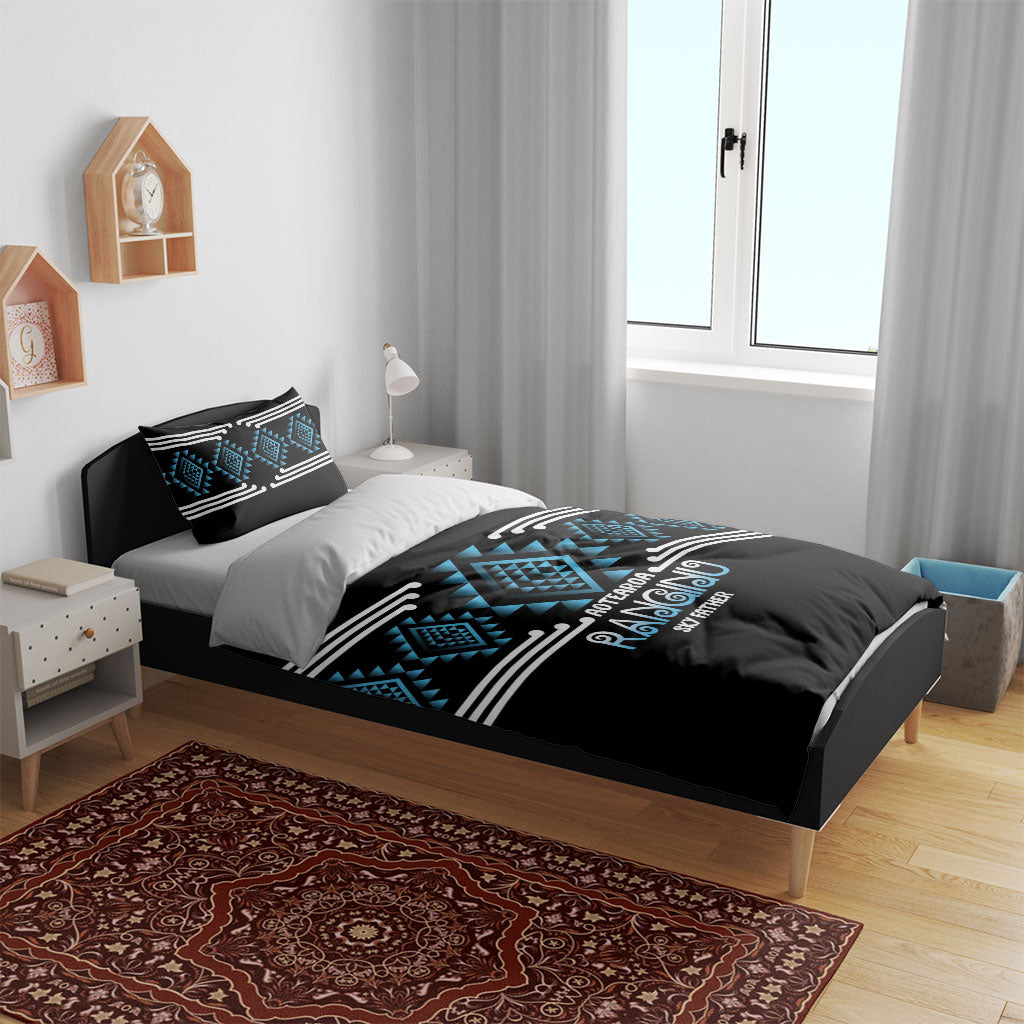 Aotearoa Atua Ranginui Bedding Set Maori Sky Father Taniko Motifs LT14 - Polynesian Pride