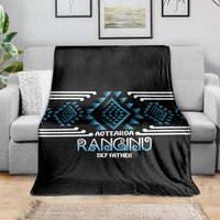 Aotearoa Atua Ranginui Blanket Maori Sky Father Taniko Motifs LT14 - Polynesian Pride