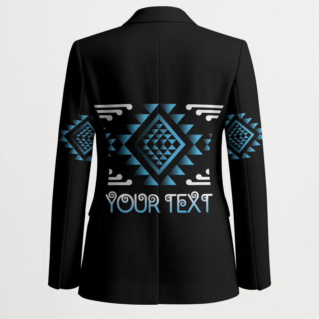 Aotearoa Atua Ranginui Personalised Blazer Maori Sky Father Taniko Motifs LT14 - Polynesian Pride