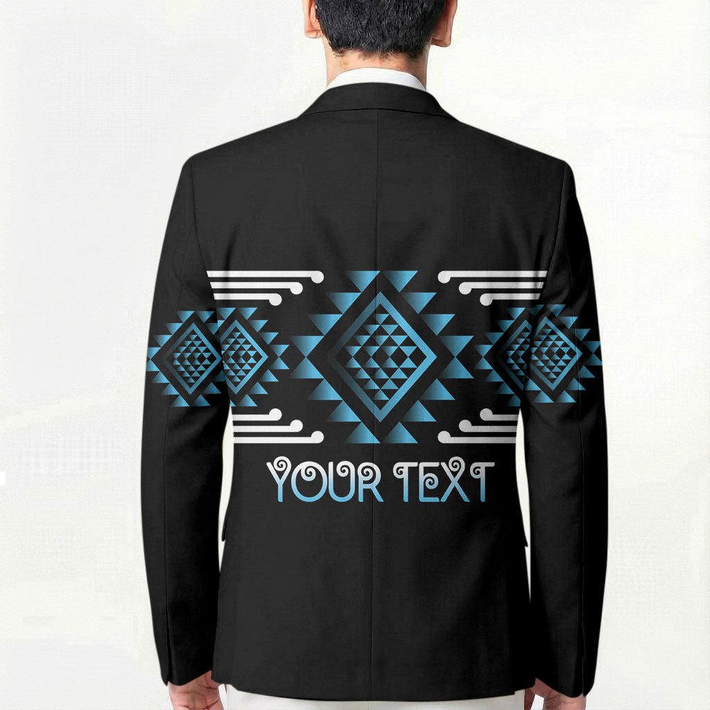 Aotearoa Atua Ranginui Personalised Blazer Maori Sky Father Taniko Motifs LT14 - Polynesian Pride