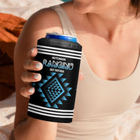 Aotearoa Atua Ranginui Personalised 4 in 1 Can Cooler Tumbler Maori Sky Father Taniko Motifs LT14 - Polynesian Pride