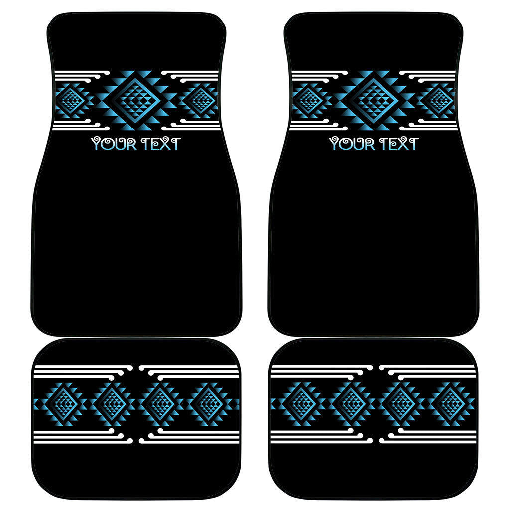 Aotearoa Atua Ranginui Personalised Car Mats Maori Sky Father Taniko Motifs LT14 - Polynesian Pride