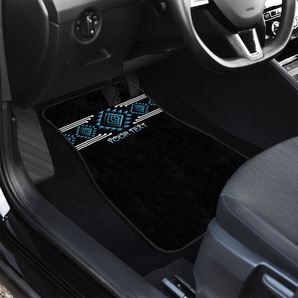 Aotearoa Atua Ranginui Personalised Car Mats Maori Sky Father Taniko Motifs LT14 - Polynesian Pride