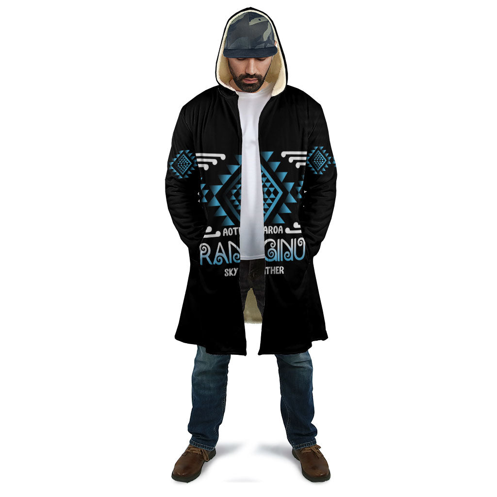 Aotearoa Atua Ranginui Personalised Cloak Maori Sky Father Taniko Motifs LT14 - Polynesian Pride