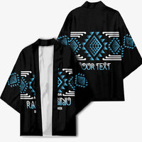 Aotearoa Atua Ranginui Personalised Kimono Maori Sky Father Taniko Motifs LT14 - Polynesian Pride