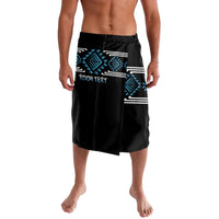 Aotearoa Atua Ranginui Personalised Lavalava Maori Sky Father Taniko Motifs LT14 Blue - Polynesian Pride
