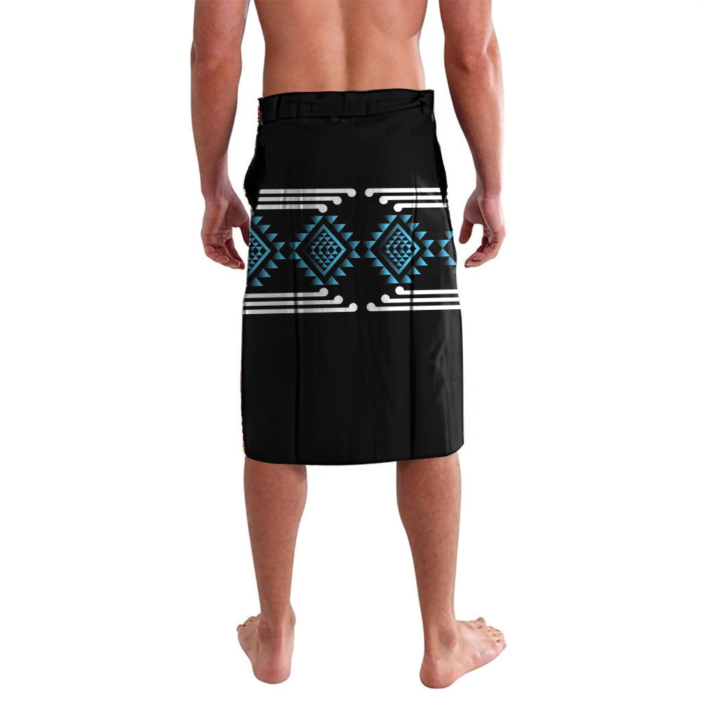 Aotearoa Atua Ranginui Personalised Lavalava Maori Sky Father Taniko Motifs LT14 - Polynesian Pride