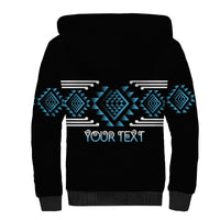 Aotearoa Atua Ranginui Personalised Sherpa Hoodie Maori Sky Father Taniko Motifs LT14 - Polynesian Pride