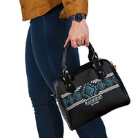 Aotearoa Atua Ranginui Shoulder Handbag Maori Sky Father Taniko Motifs LT14 - Polynesian Pride
