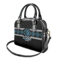 Aotearoa Atua Ranginui Shoulder Handbag Maori Sky Father Taniko Motifs LT14 - Polynesian Pride