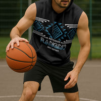 Aotearoa Atua Ranginui Personalised Sleeveless Hoodie Maori Sky Father Taniko Motifs LT14 - Polynesian Pride