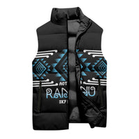 Aotearoa Atua Ranginui Personalised Sleeveless Puffer Jacket Maori Sky Father Taniko Motifs LT14 - Polynesian Pride