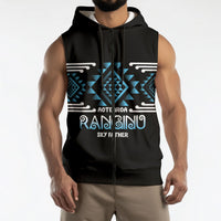 Aotearoa Atua Ranginui Personalised Sleeveless Zip Hoodie Maori Sky Father Taniko Motifs LT14 - Polynesian Pride