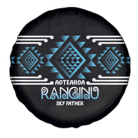Aotearoa Atua Ranginui Spare Tire Cover Maori Sky Father Taniko Motifs LT14 - Polynesian Pride