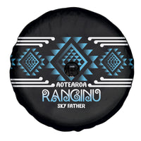 Aotearoa Atua Ranginui Spare Tire Cover Maori Sky Father Taniko Motifs LT14 - Polynesian Pride