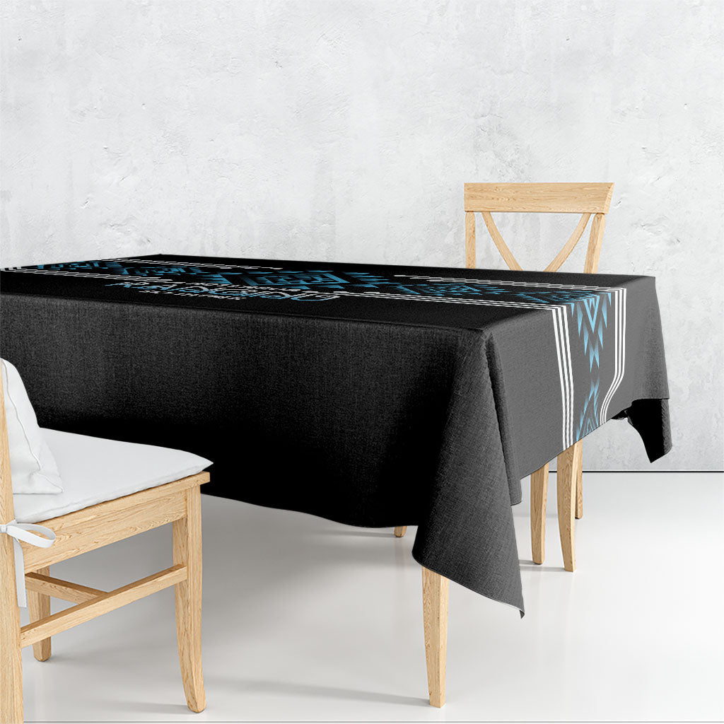 Aotearoa Atua Ranginui Tablecloth Maori Sky Father Taniko Motifs LT14 - Polynesian Pride