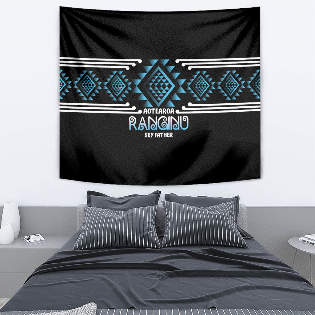 Aotearoa Atua Ranginui Tapestry Maori Sky Father Taniko Motifs LT14 - Polynesian Pride