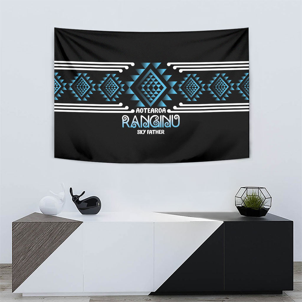Aotearoa Atua Ranginui Tapestry Maori Sky Father Taniko Motifs LT14 - Polynesian Pride