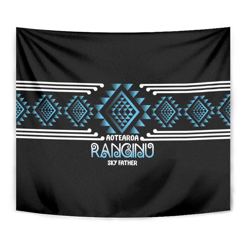 Aotearoa Atua Ranginui Tapestry Maori Sky Father Taniko Motifs LT14 - Polynesian Pride