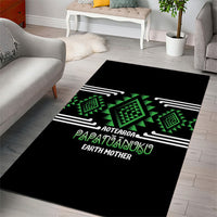Aotearoa Atua Papatuanuku Area Rug Maori Earth Mother Taniko Motifs LT14 - Polynesian Pride