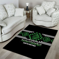 Aotearoa Atua Papatuanuku Area Rug Maori Earth Mother Taniko Motifs LT14 - Polynesian Pride