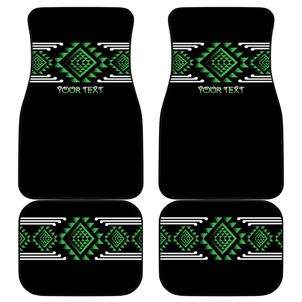 Aotearoa Atua Papatuanuku Personalised Car Mats Maori Earth Mother Taniko Motifs LT14 - Polynesian Pride